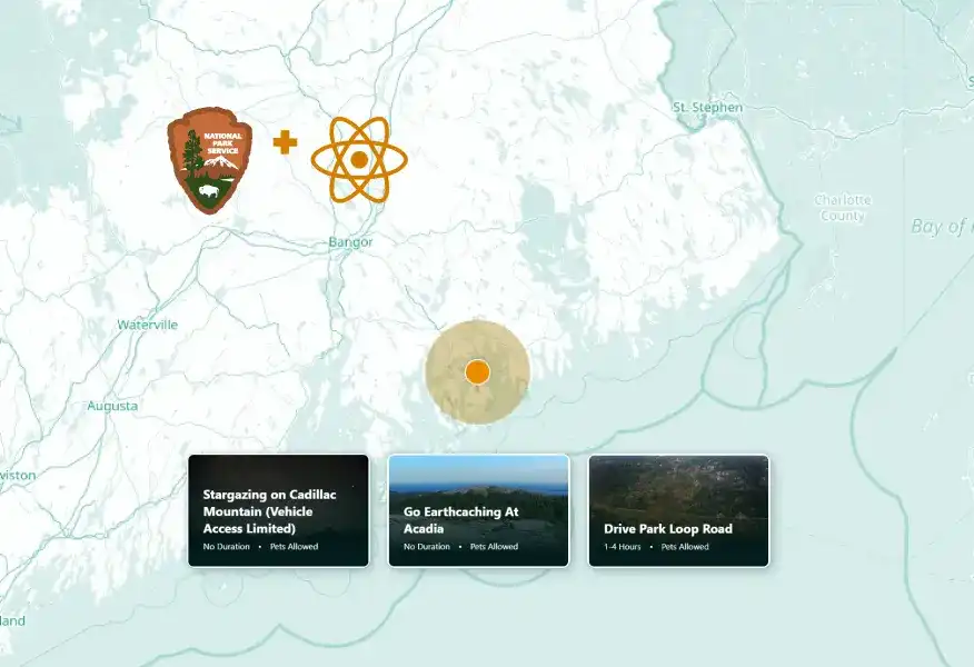 Display image of data page with nps logo